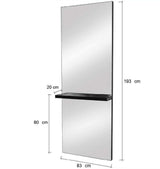 Frizersko ogledalo Lana - dimenzije
