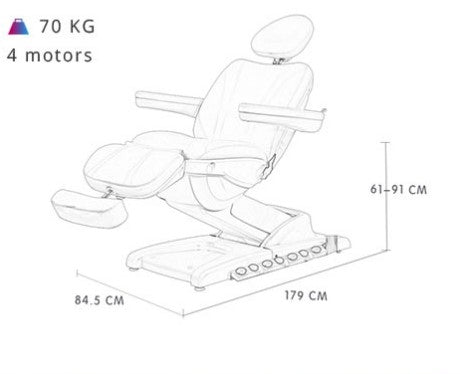 električni pedikerski stol Miha