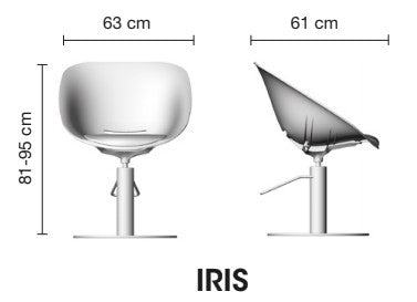 Frizerski stol Iris | Ceriotti