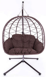 Viseči vrtni gugalnik jajček | veliki | za dve osebi