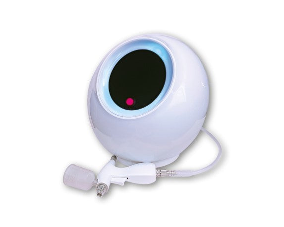 Kozmetična naprava OXY Q-ball za vlaženje in generator kisika + set treh koktejlov za obraz