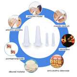 Komplet 4 silikonskih ventuz | za obraz