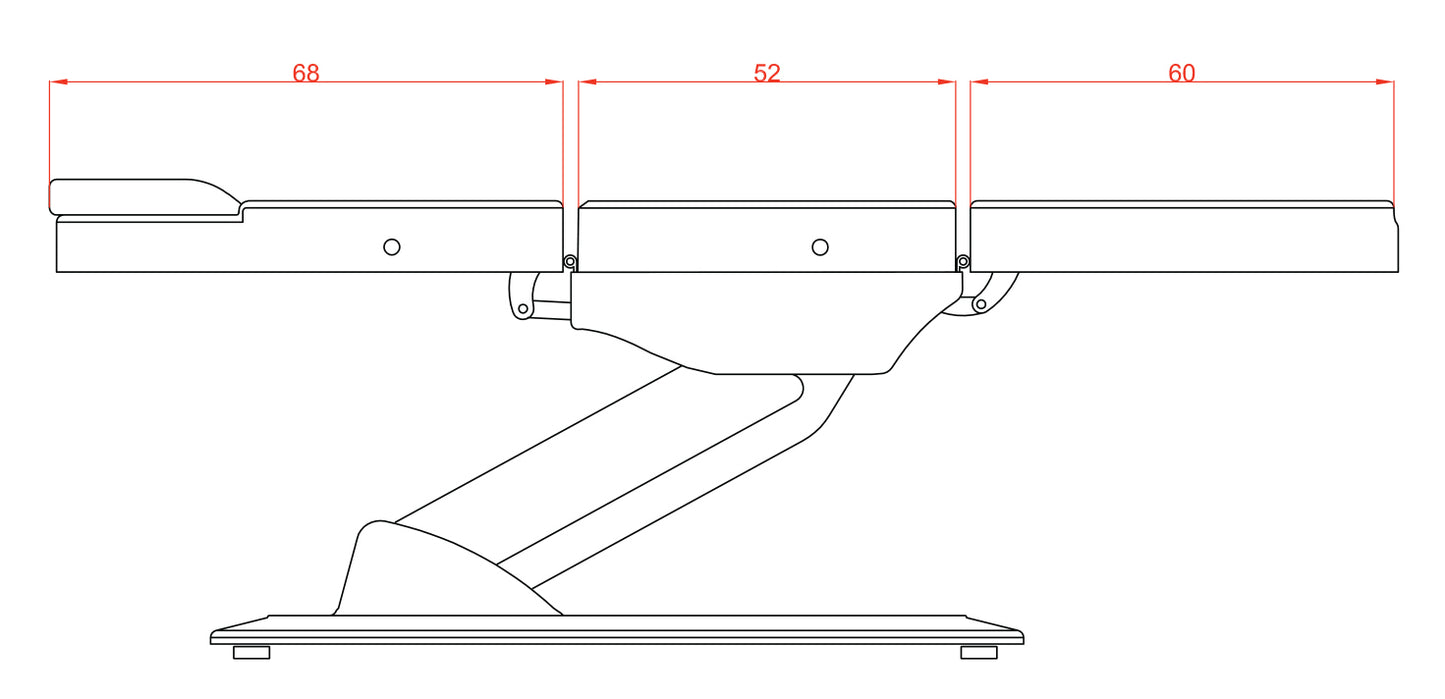 Kozmetična / masažna miza Fox-2214A | Ster | 