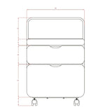 Kozmetički kolica - ladica FOX-1064 TIDY