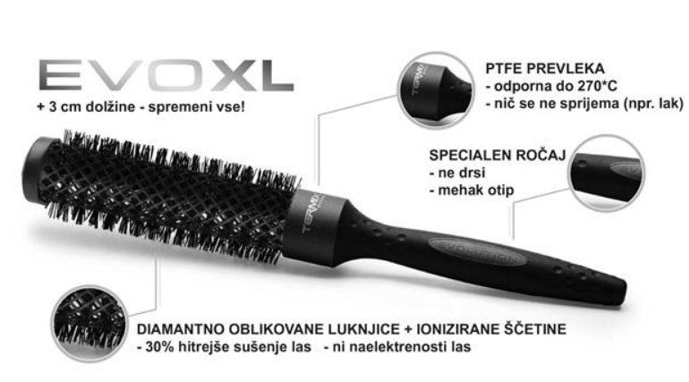 Oblikovalec las | krtača TER Evolution XL - 17 mm