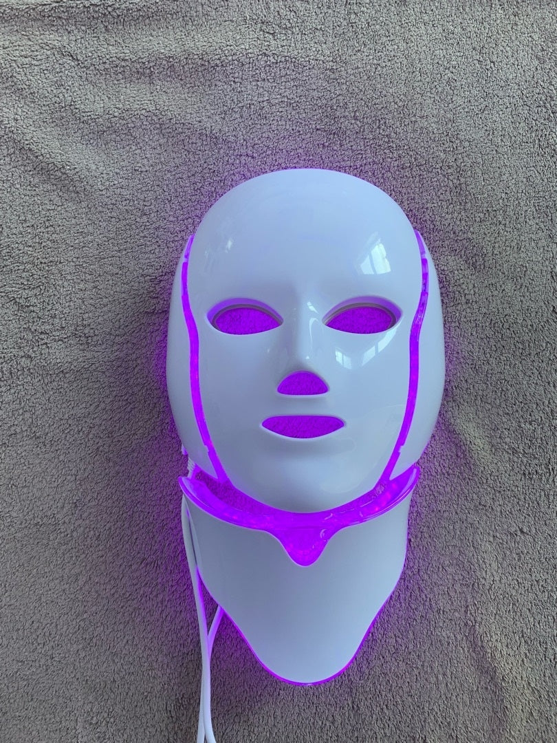 LED obrazna maska s fototerapijo - vijolična LED