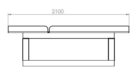 Lesena masažna SPA miza OCCI