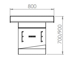 Lesena masažna SPA miza OCCI
