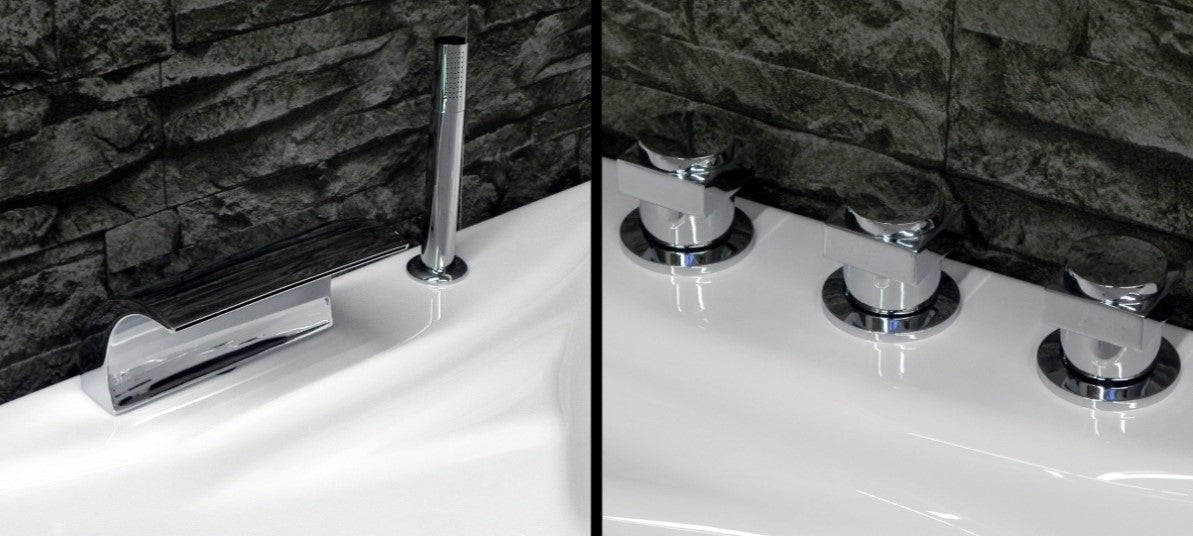 Masažna kad ART - Teardrop Profi armatura