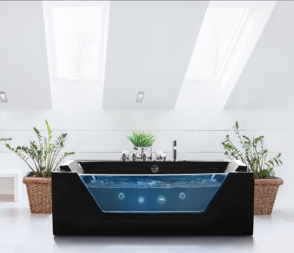 Masažna kad ART - Solaire črna