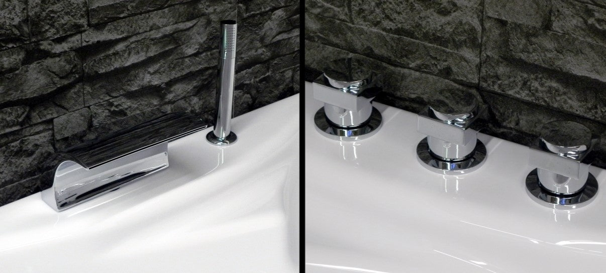 Masažna kad ART - Titanium armatura