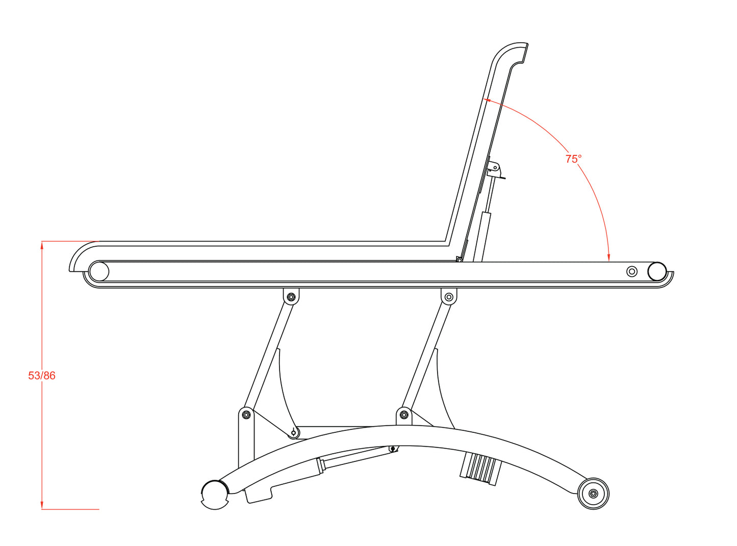 Masažna miza - električna Fox-2241 | Cervic | 