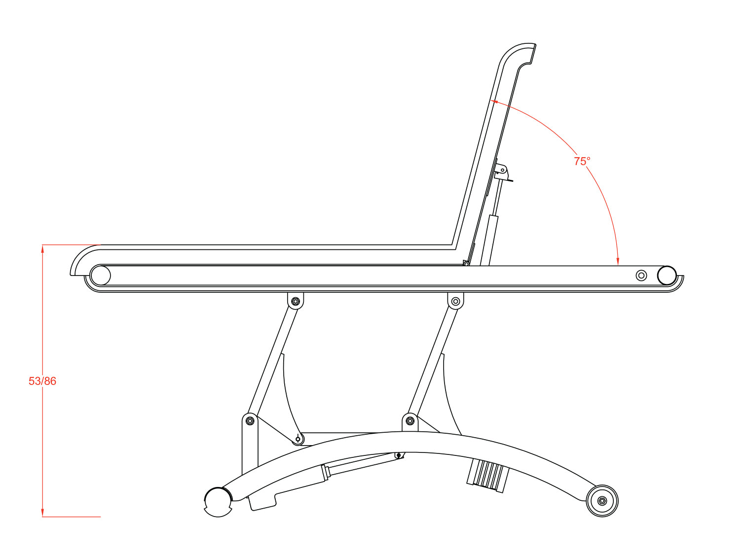 Masažna miza - električna Fox-2241 | Cervic | 