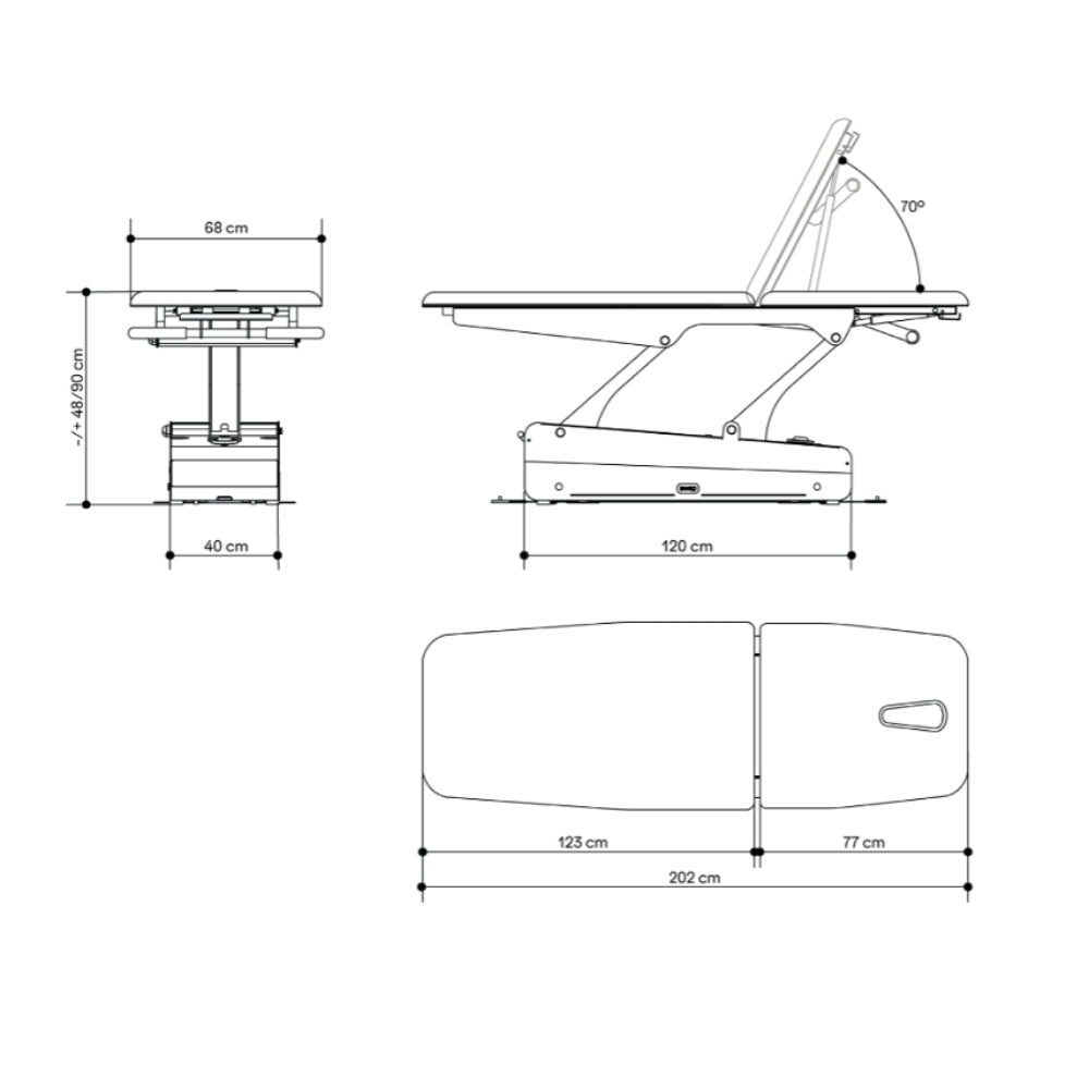 Masažna miza Swop 2L
