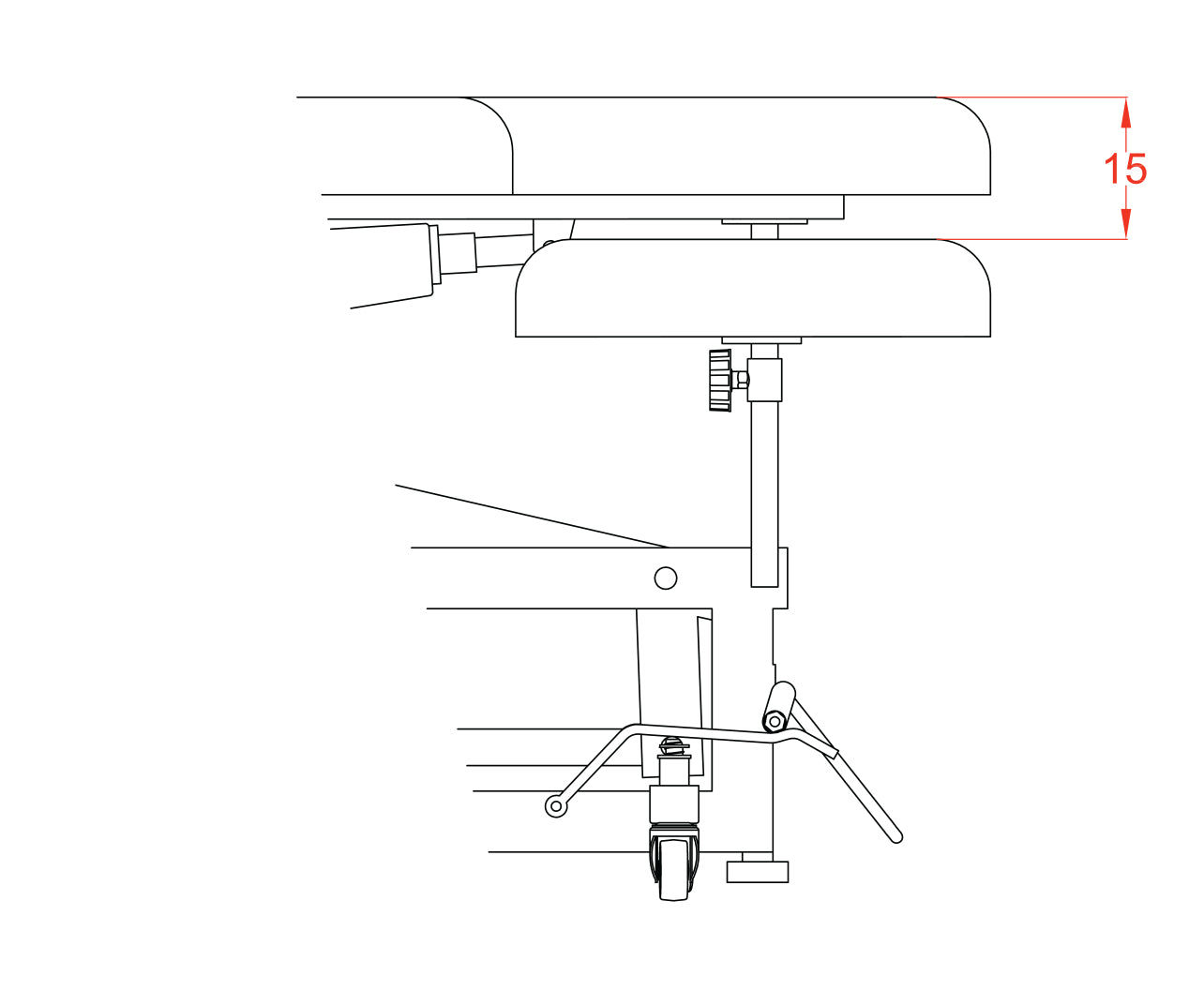 Masažna terapevtska miza Rora Fox-2234A | Acrum |