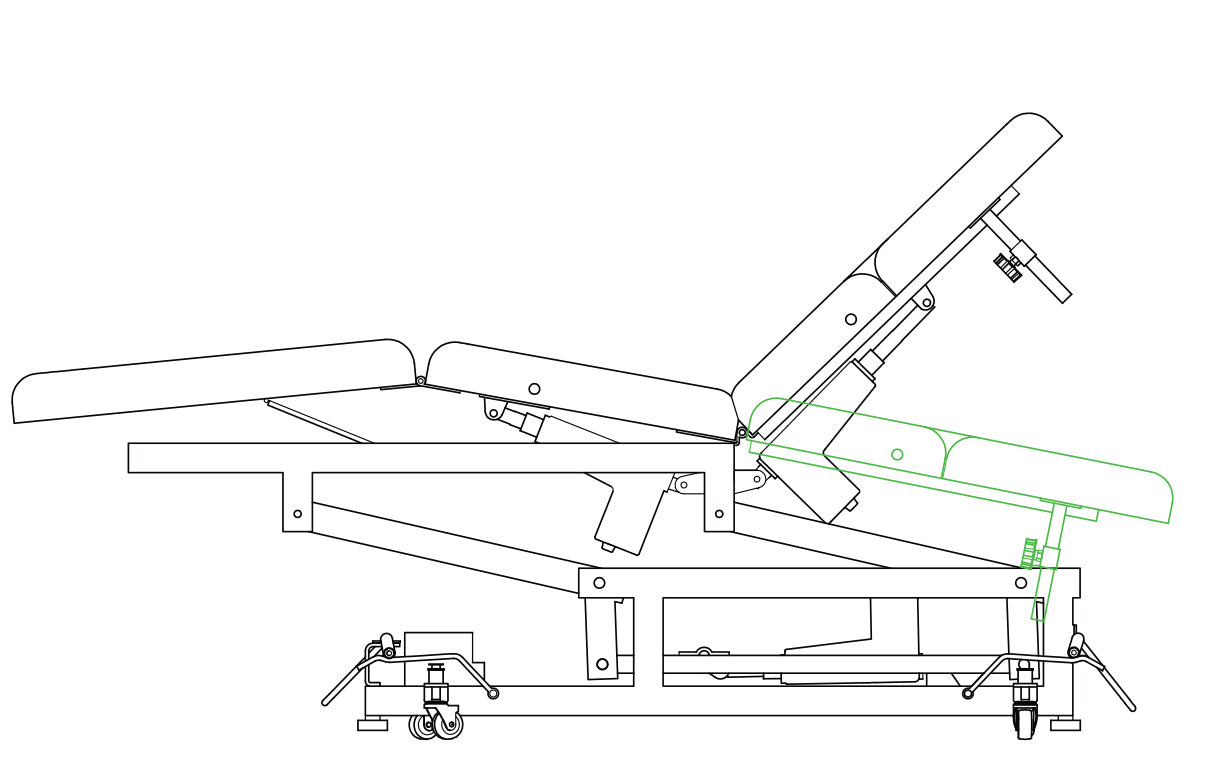 Masažna terapevtska miza Rora Fox-2234A | Acrum |