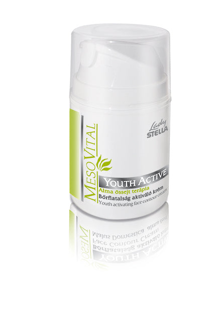 MesoVital YOUTH ACTIVE pomlajevalna krema za okrog oči z matičnimi celicami jabolka za vse tipe kože po 35. letu starosti 40ml 