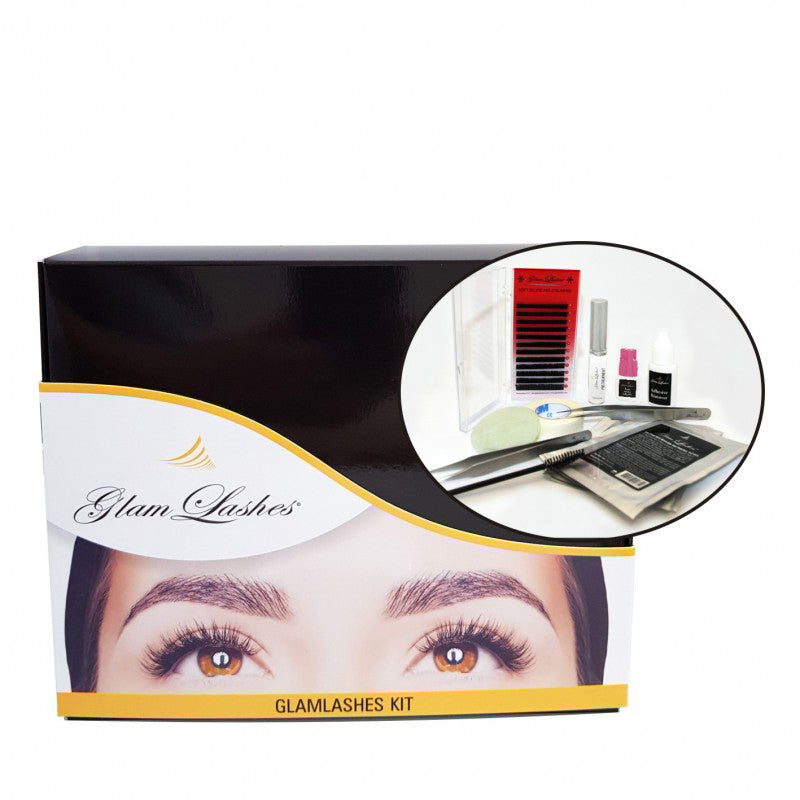 Set za podaljševanje trepalnic MINK MIX D - curl