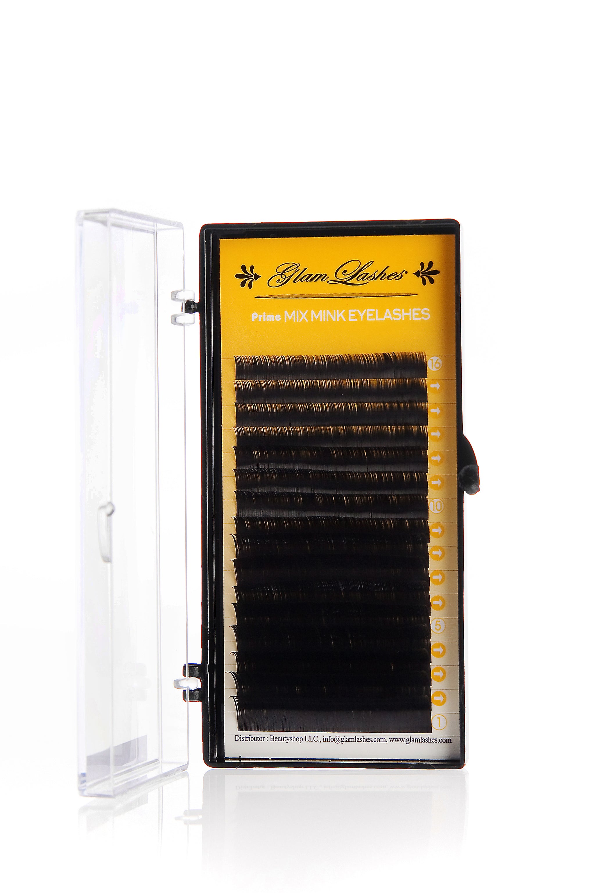 Trepalnice barvne C-Curl | GlamLashes