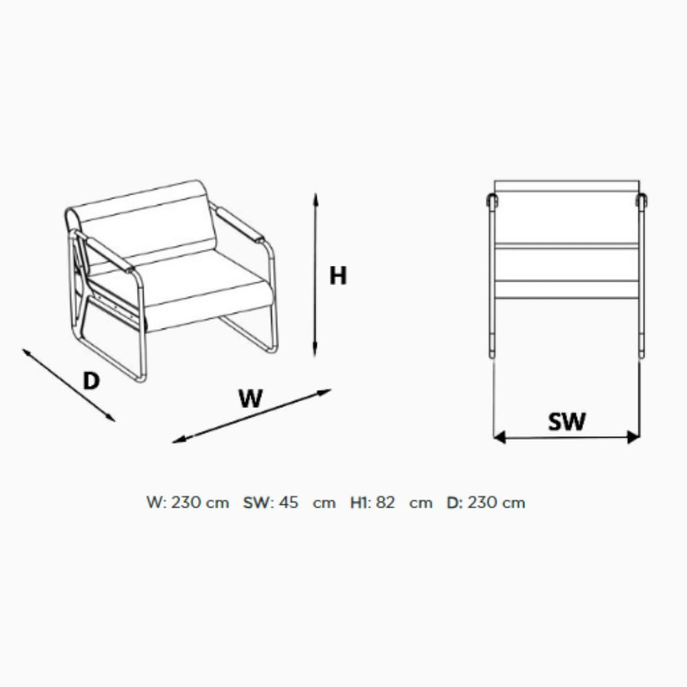Moderna okrogla čakalnica