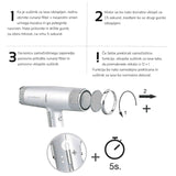 Profesionalni sušilo za kosu GA.MA iQ2 Perfetto – crni