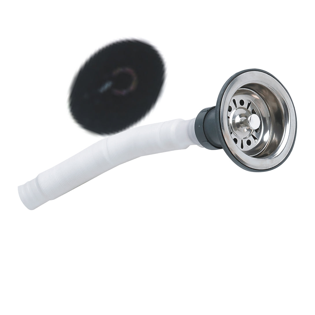 Odtok s cevjo in čepom za frizerski umivalnik - majhen