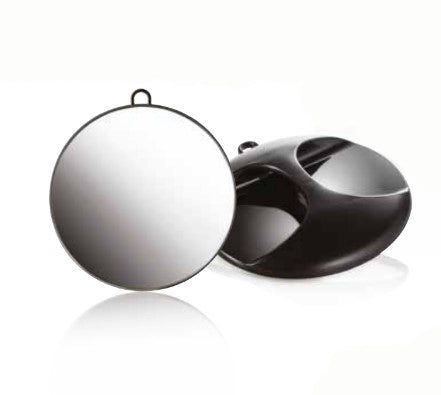 Ogledalo za stranko - okroglo | črno | 29 cm