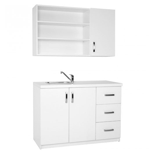 Omarica za shranjevanje / frizerska ali kozmetična omarica - Modo II in poličnik Modo I