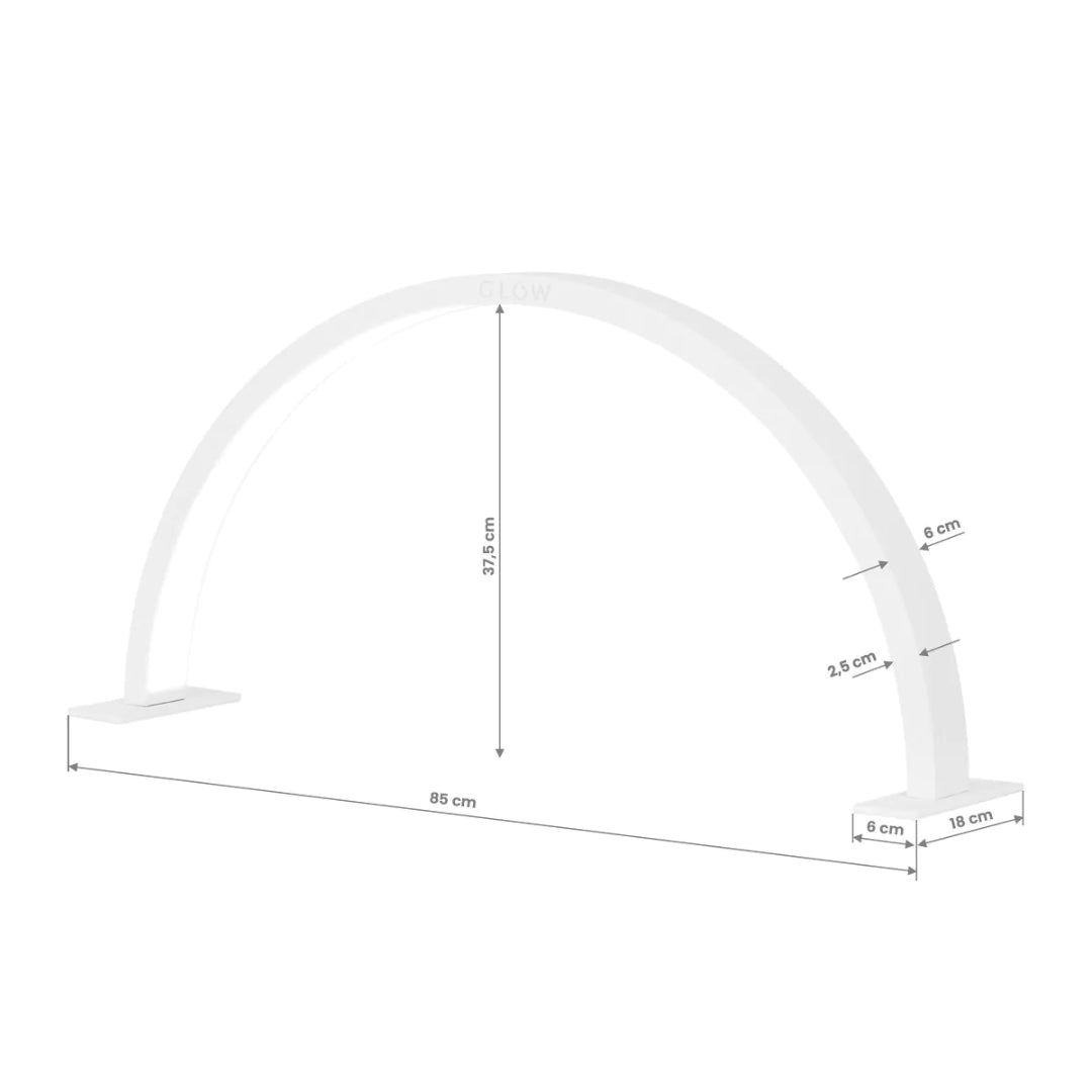 Polkrožna lučka za manikuro GLOW ARCHE