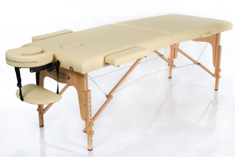 RESTPRO CLASSIC 2 - prenosna masažna miza - kremna