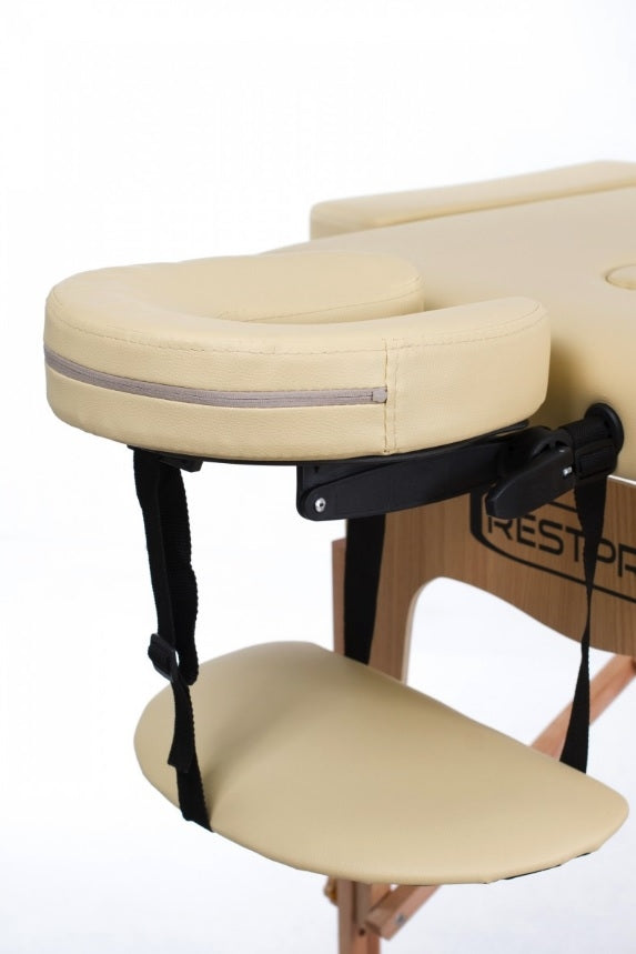 RESTPRO CLASSIC 2 - prenosna masažna miza - kremna