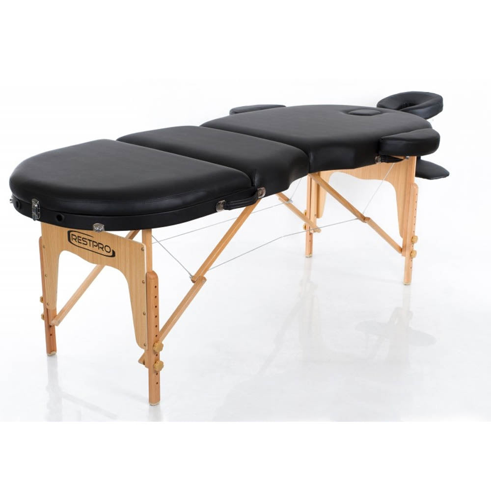 Prijenosni stol za masažu VIP OVAL 3 Black