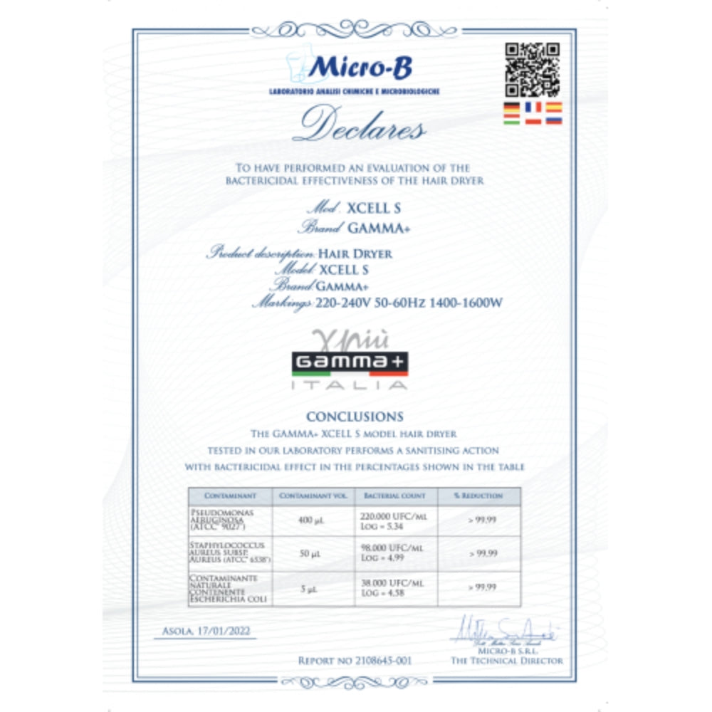 Profesionalni fen za lase GAM XCell S