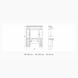 Pult za friziranje Majesty