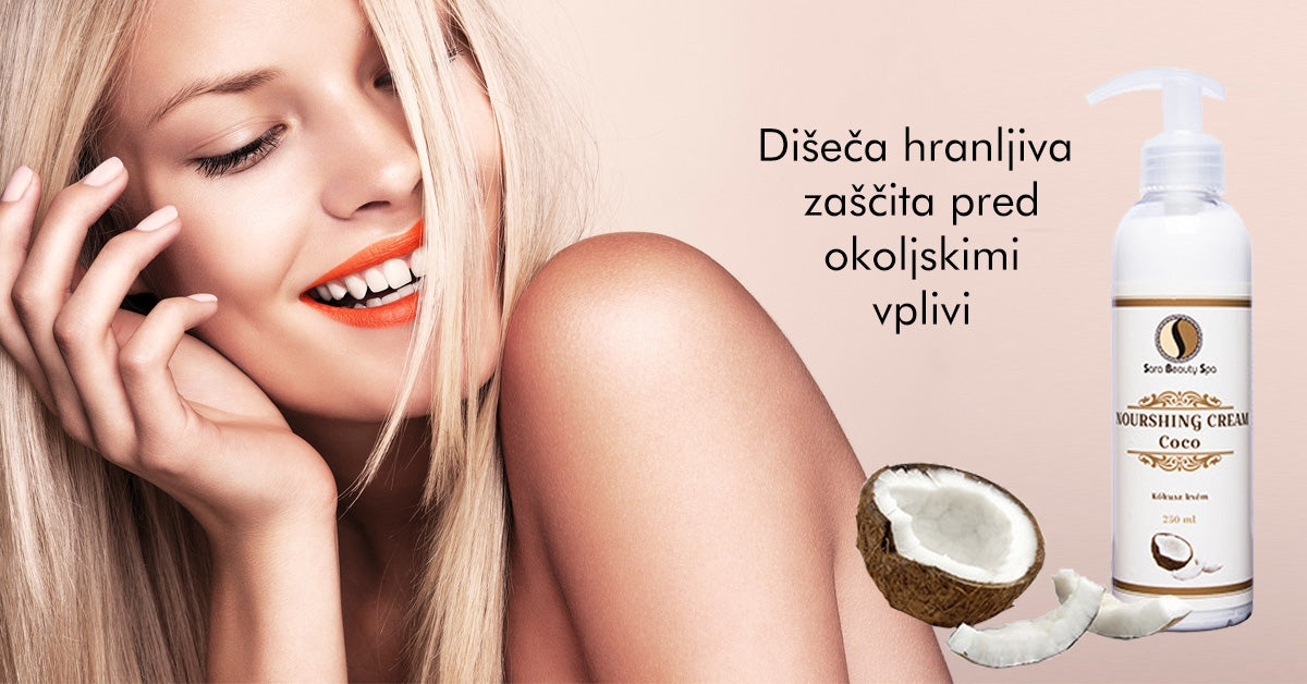 Hranilna masažna kokosova krema 250ml