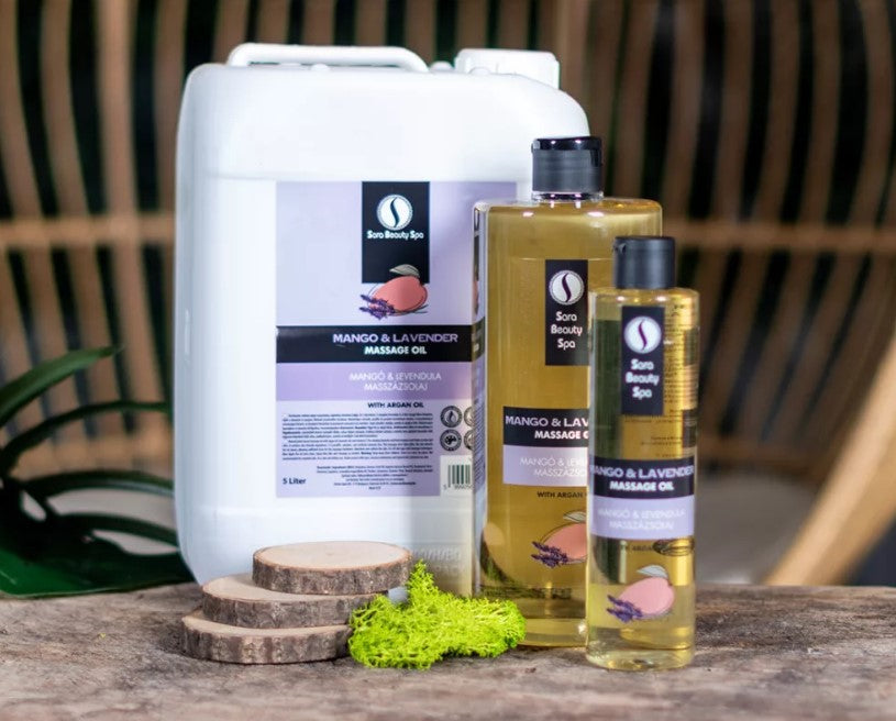 SBS | Arganovo masažno ulje s mangom i lavandom 250ml