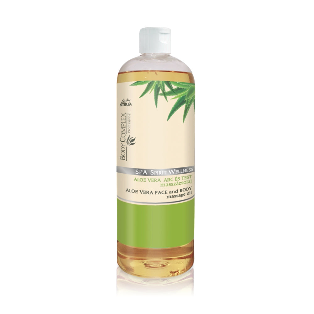 Spa Spirit wellness aloe vera face and body massage oil | Spa Spirit wellness masažno olje za obraz in telo z izvlečkom aloe vere 1000 ml