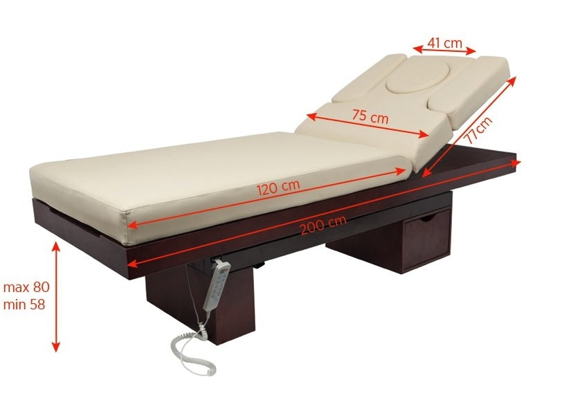 SPA miza CON-FORT z LED osvetlitvijo | 2x motor