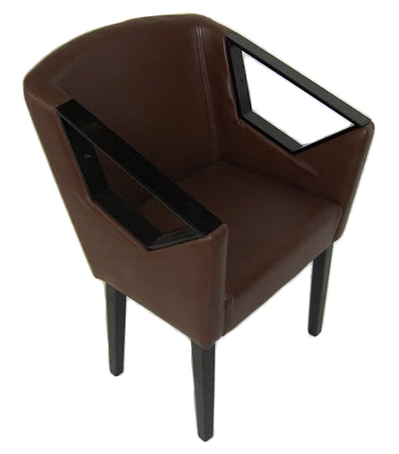 Stol za čakalnico za frizerski salon Metallic