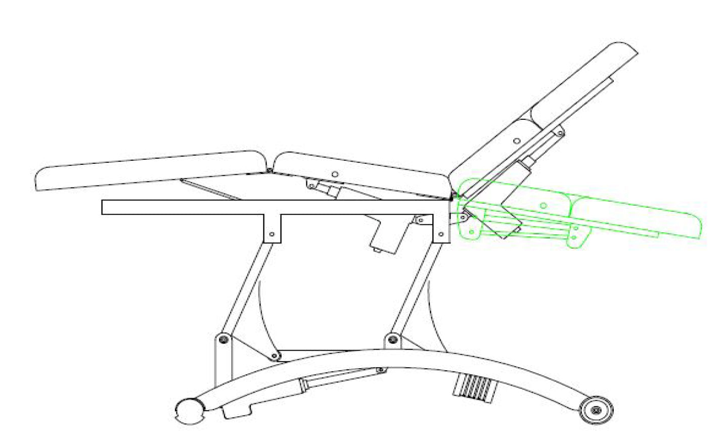 Terapevtska miza Master Fox-2241C  Sphen  