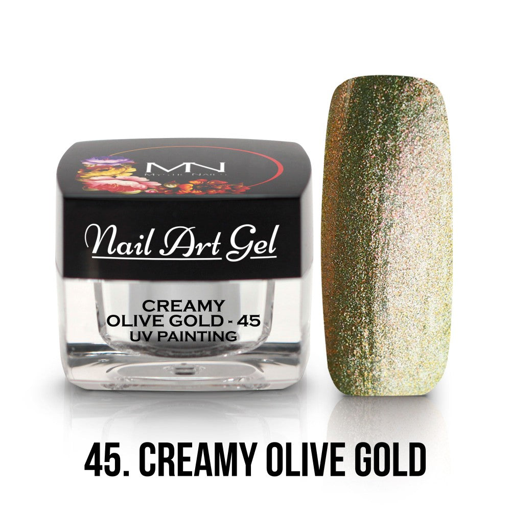 VT - Mystic Nails Nail Art gel 45 Creamy Olive Gold 4g