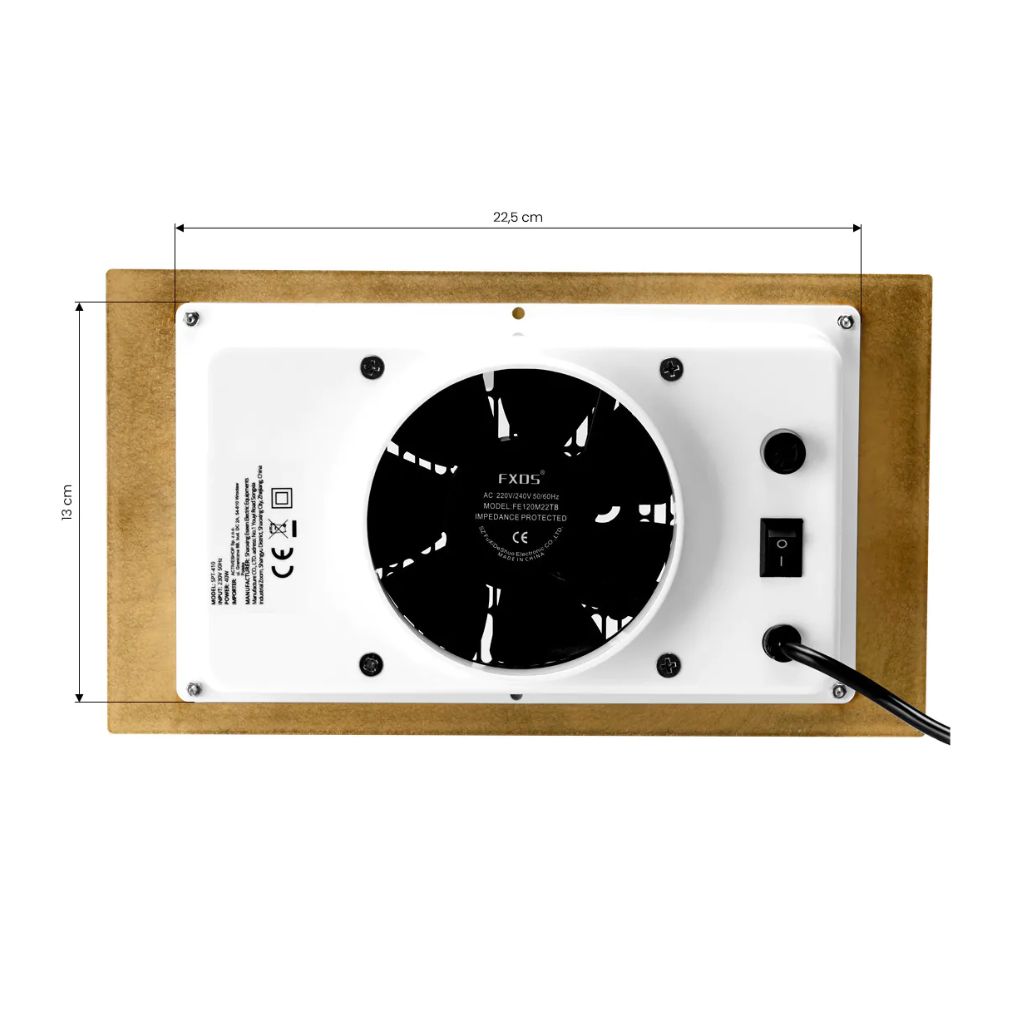 Sesalec za nohte - vgradni - zlat  AS4816