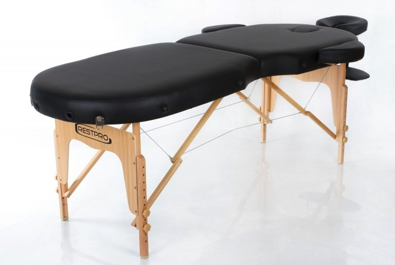 Prenosna masažna miza VIP OVAL 2 Black