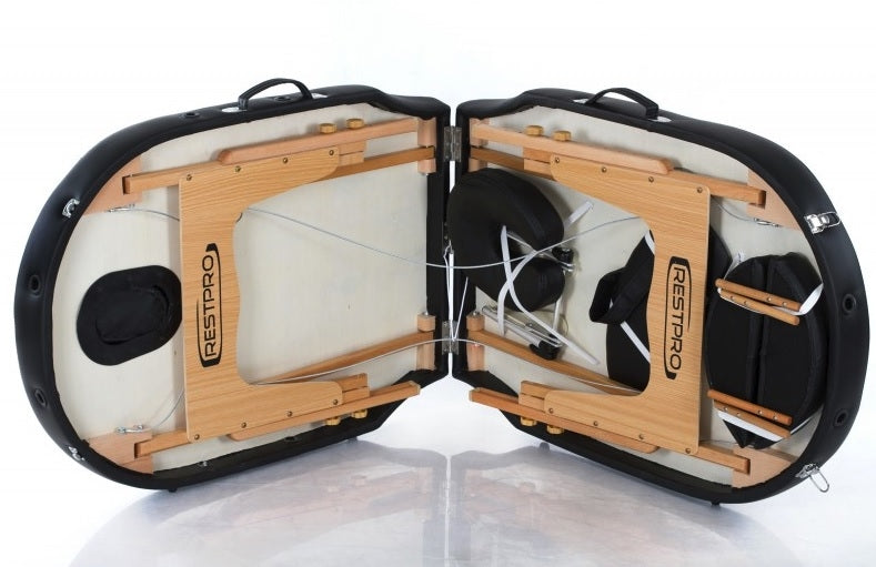 Prenosna masažna miza VIP OVAL 2 Black