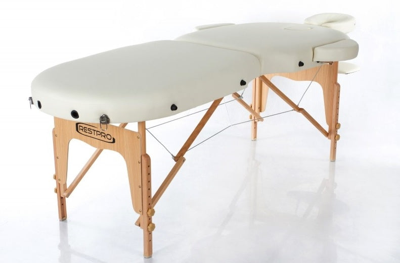 Prenosna masažna miza VIP OVAL 2 Cream