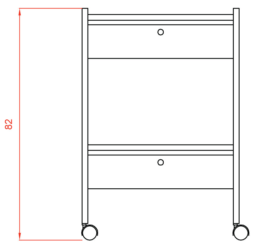 Voziček za odlaganje Fox-1019 | Easy+ |