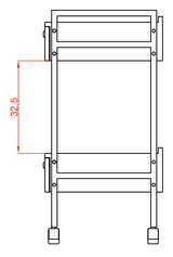 Voziček za odlaganje Fox-1019 | Easy+ |