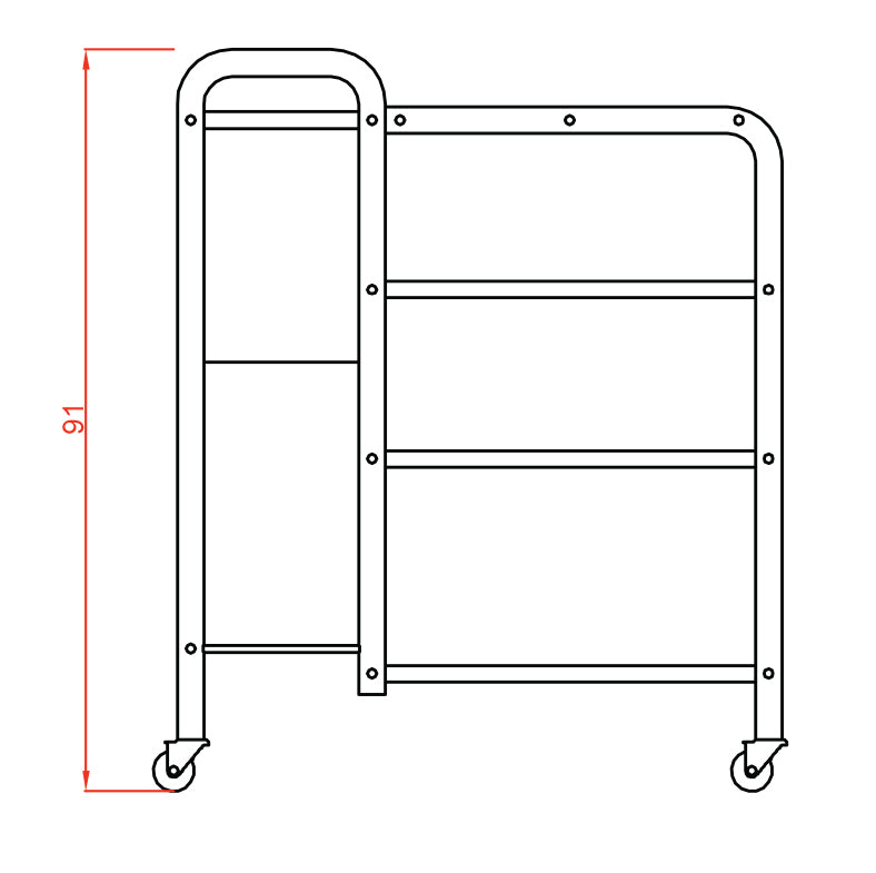 Voziček za odlaganje Fox-1031  Mobile 