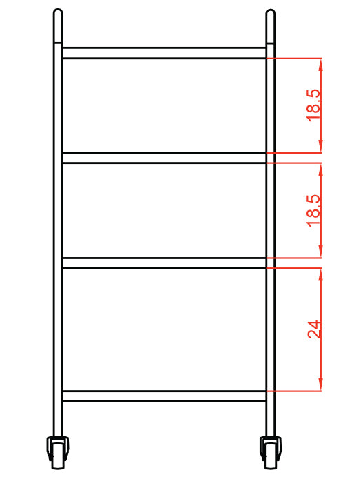 Voziček za odlaganje Fox-1031  Mobile 