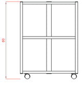 Voziček za odlaganje Fox-1040  Facile  